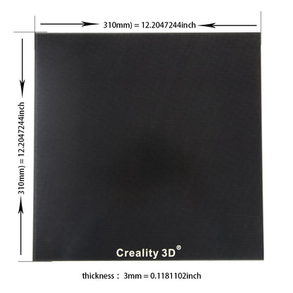 Tempered Glass Plate, 310 x 310 mm