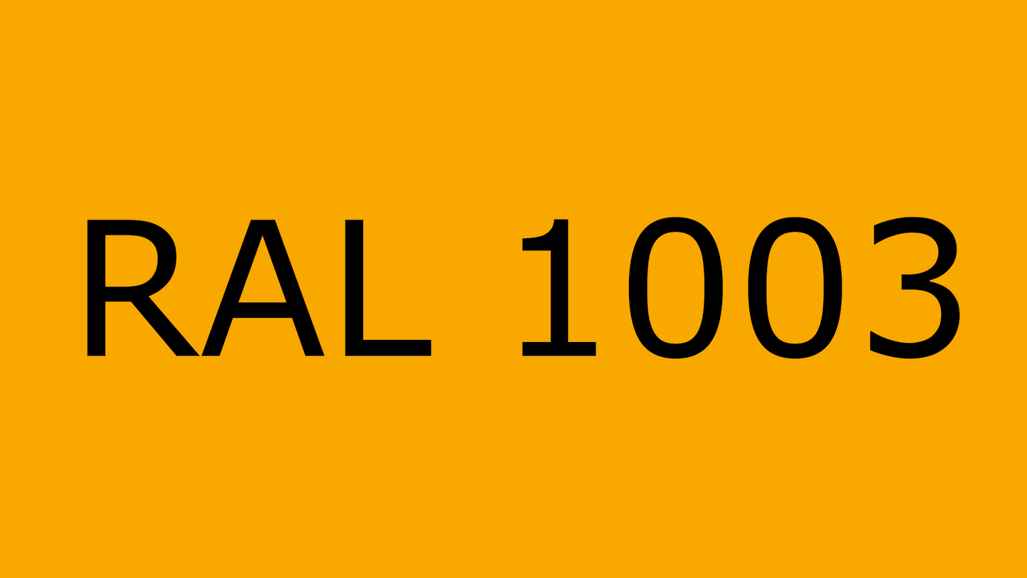 Standard A, Signal Yellow, RAL 1003