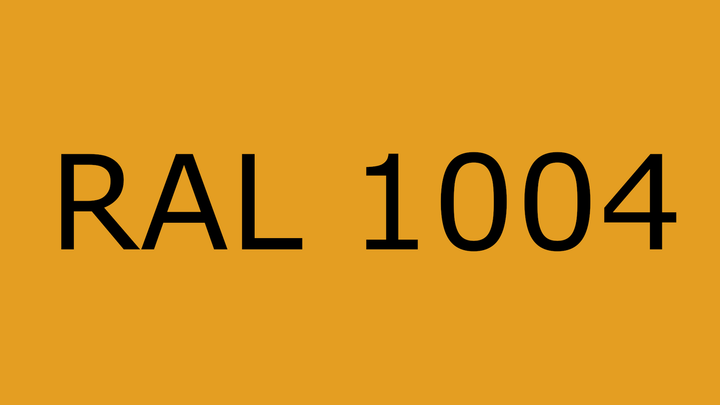 Soft W, Golden Yellow, RAL 1004