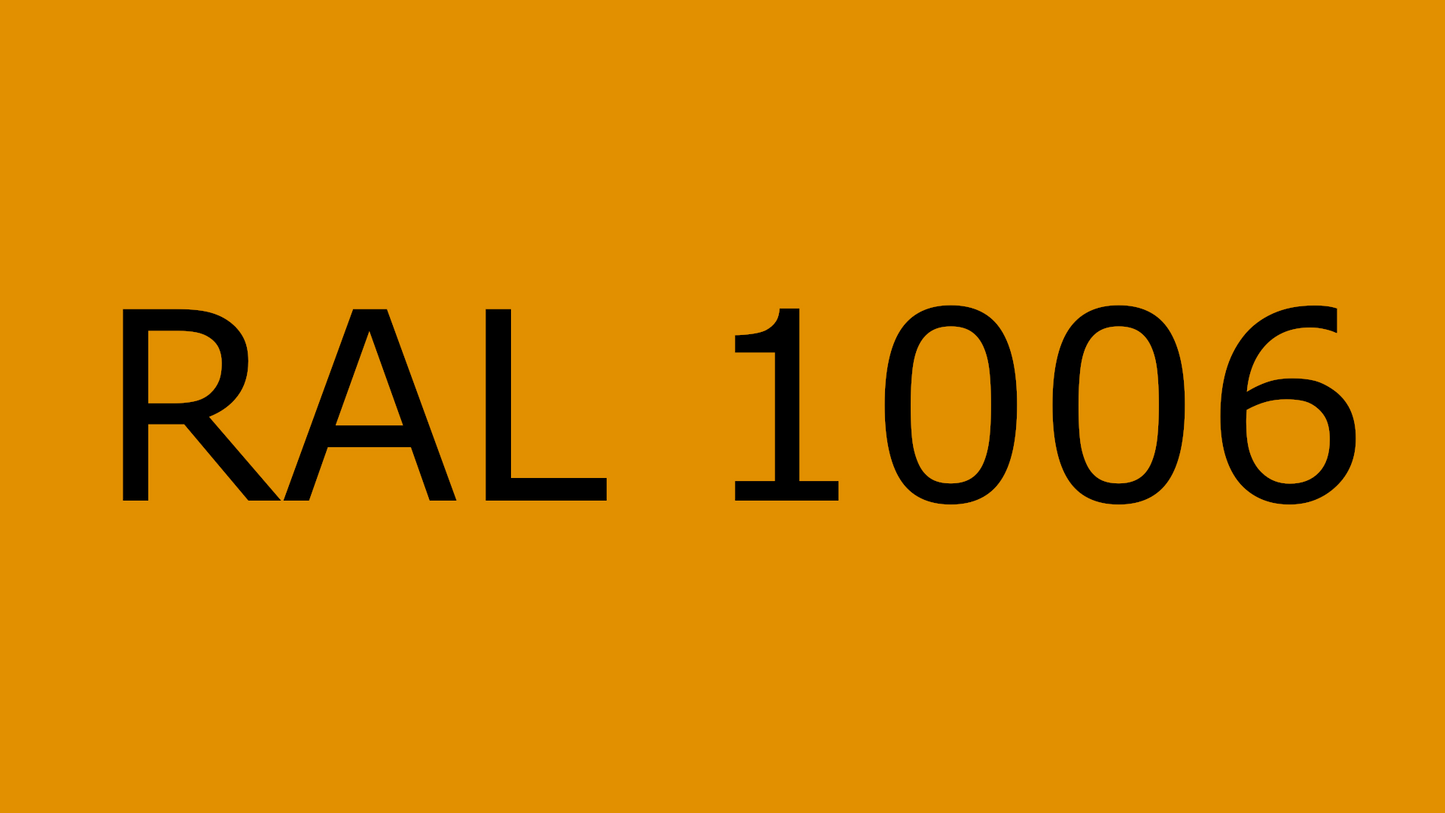 Soft W, jaune maïs, RAL 1006