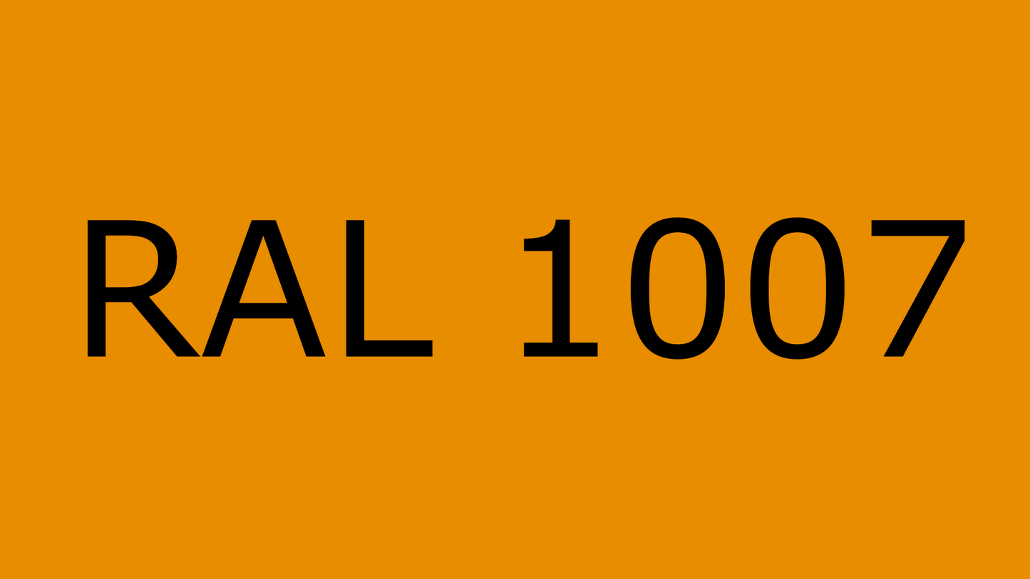 Standard A, Daffodil Yellow, RAL 1007