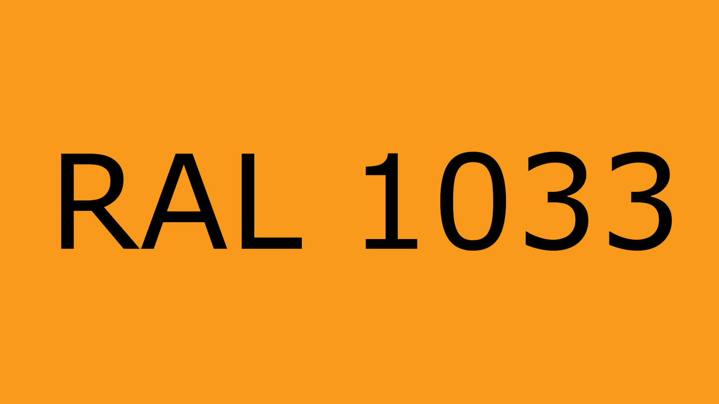 Standard A, Dahliengelb, RAL 1033