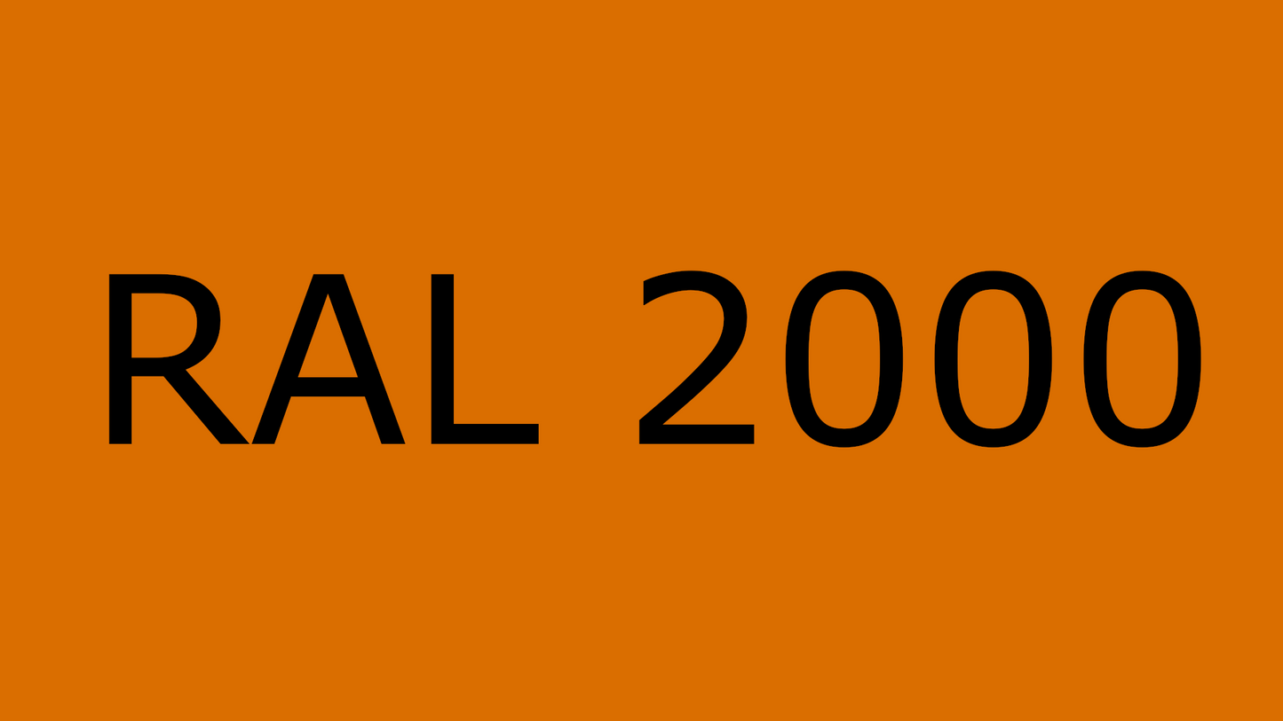 Ultra Soft W, Yellow Orange, RAL 2000