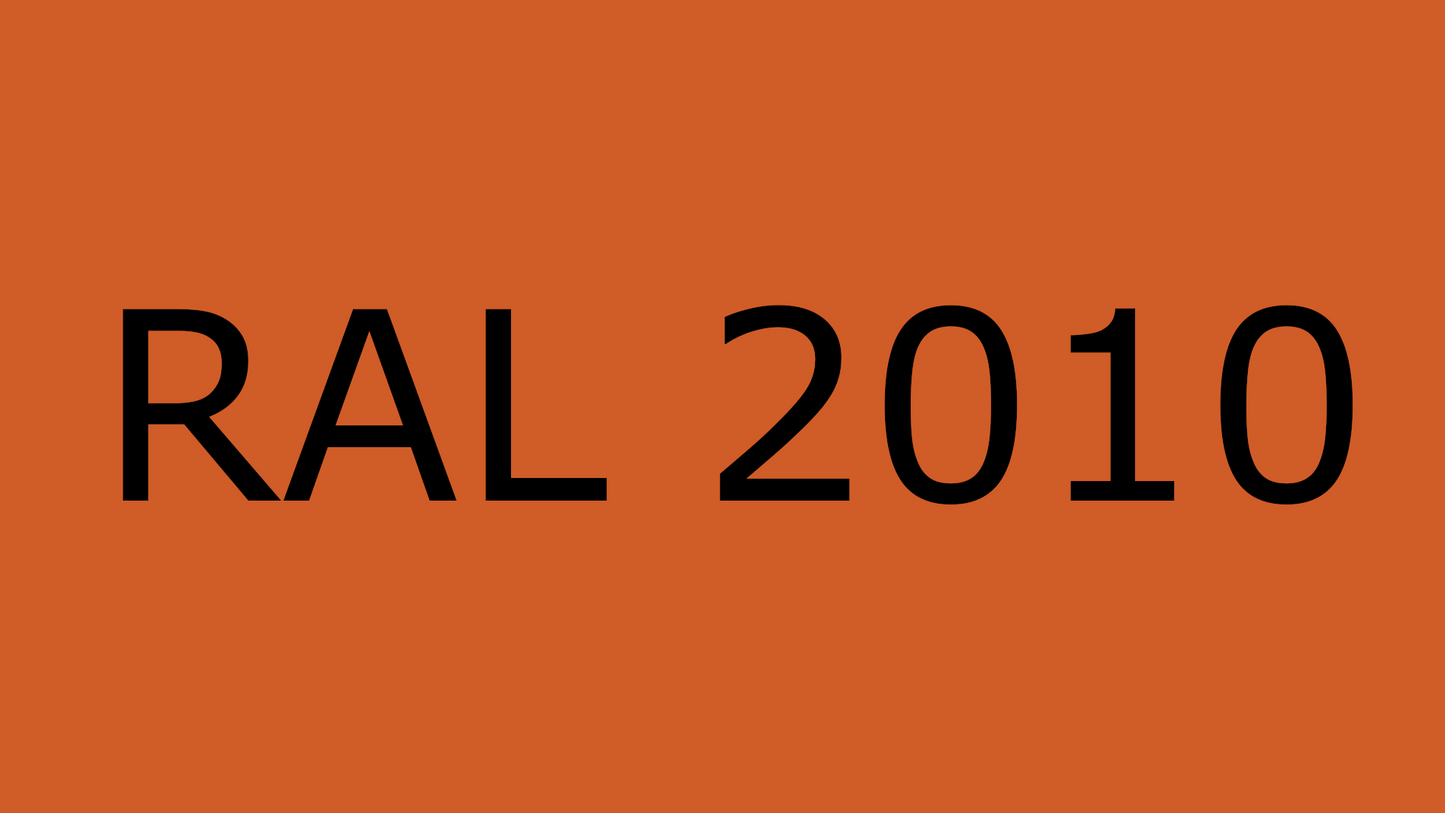 Standard A, Signal Orange, RAL 2010