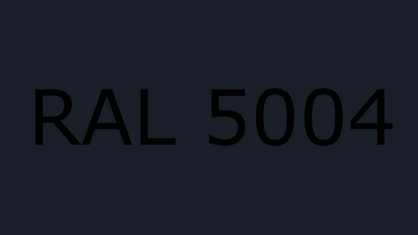 Standard A, Schwarzblau, RAL 5004
