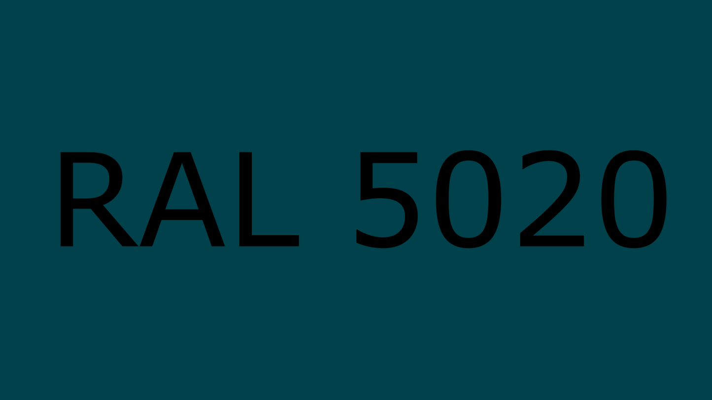 Standard A, Ocean Blue, RAL 5020