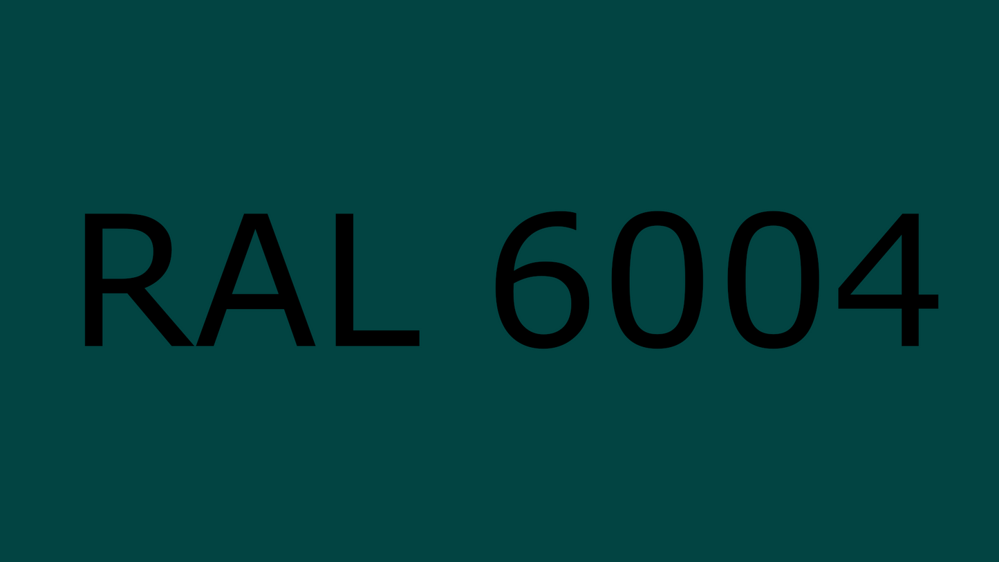 Standard A, Blaugrün, RAL 6004
