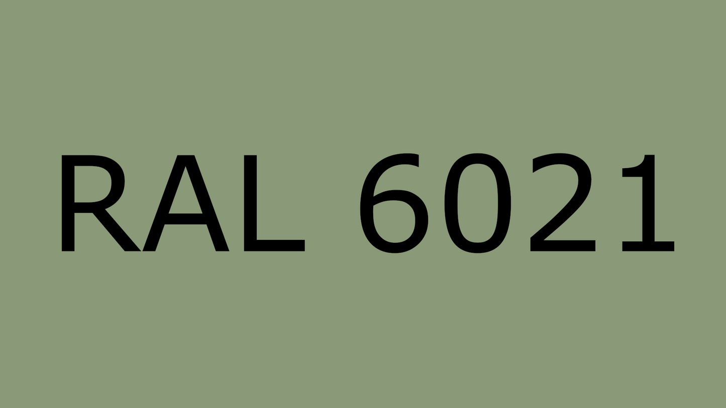Standard A, Pale Green, RAL 6021