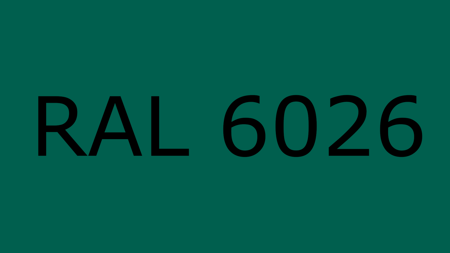 Standard A, Opalgrün, RAL 6026