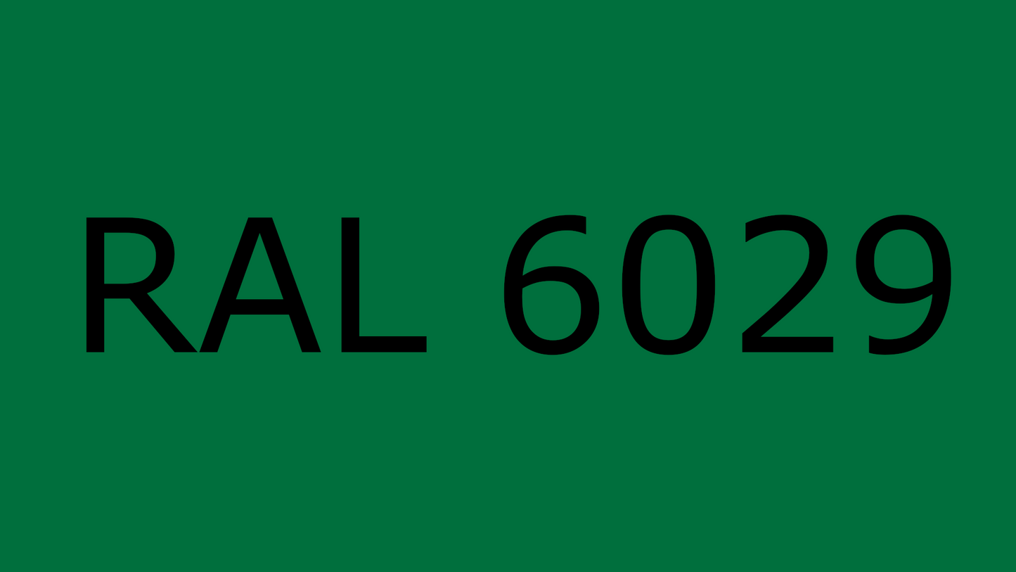 Standard A, Mintgrün, RAL 6029