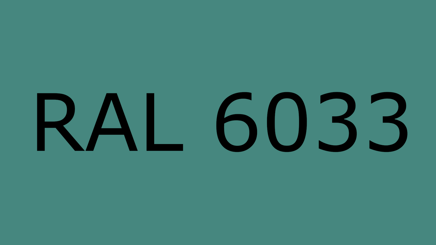 Standard A, Minttürkis, RAL 6033