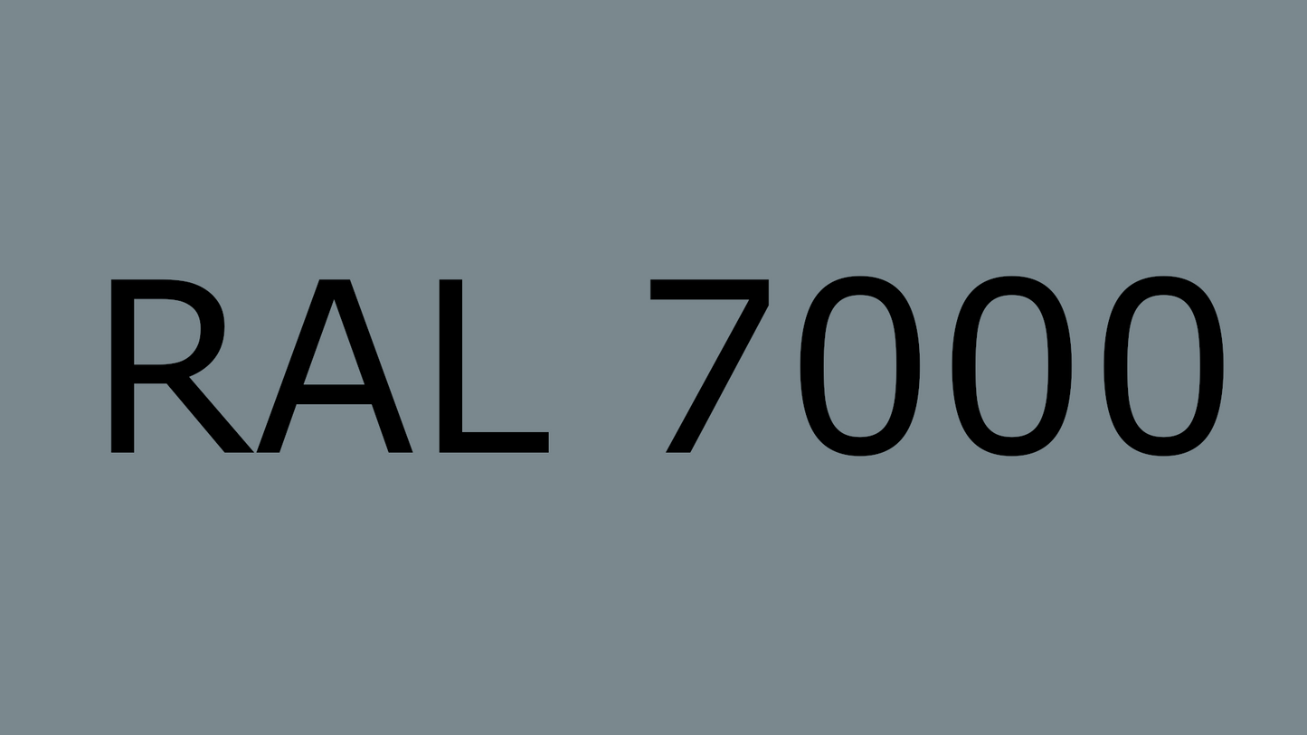 Standard A, Squirrel Grey, RAL 7000