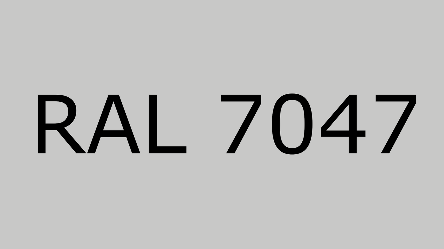 Standard A, Telegrey 4, RAL 7047