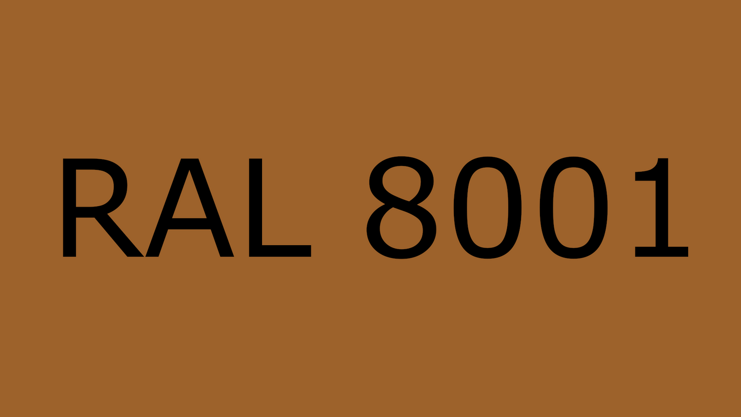 Soft W, brun ocre, RAL 8001