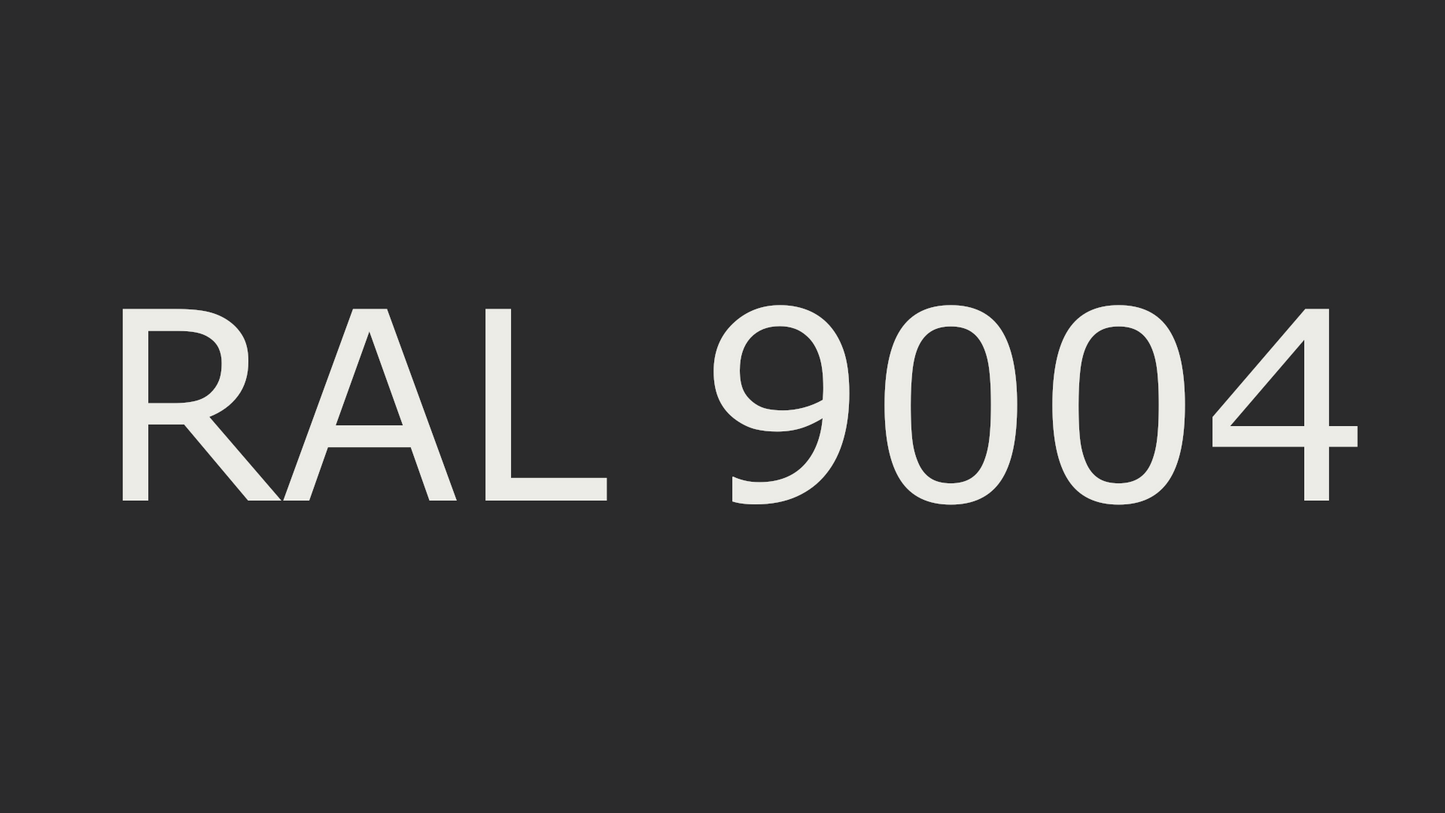 Standard A, Signal Black, RAL 9004